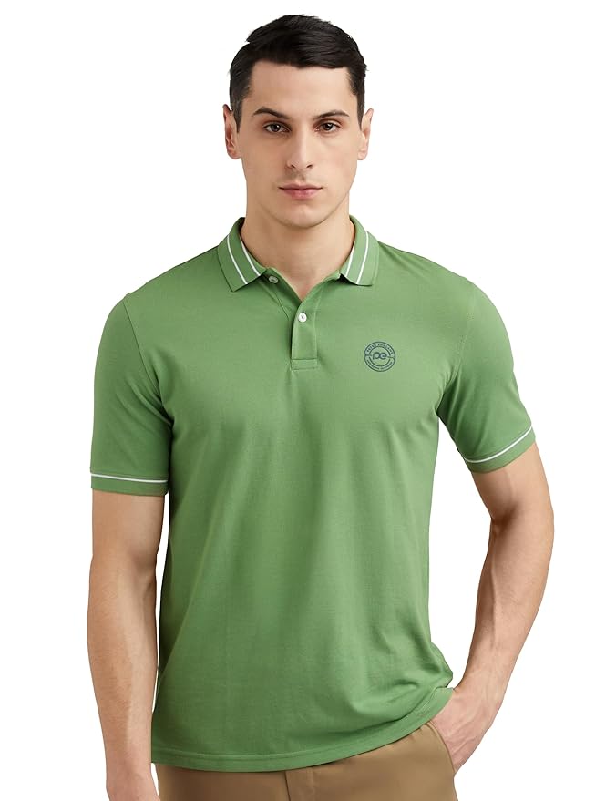 peter england men's regular fit insignia half sleeve polo t shirt peter england men's regular fit insignia half sleeve polo t shirt